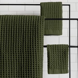 Onsen Bath Sheet Set in Forest - Brand New